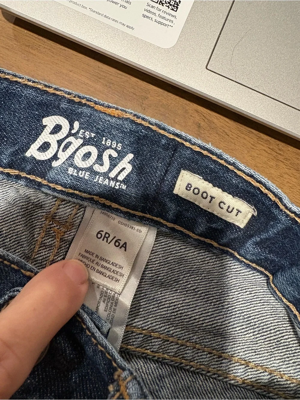 OshKosh B'gosh Light-Medium Blue Kids' Jeans